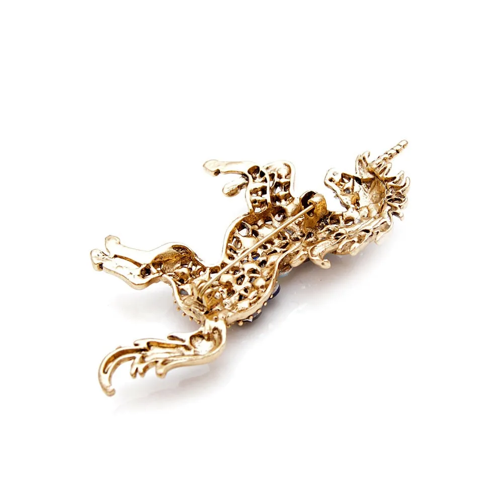 7 Colors Choose Rhinestone Horse Brooches For Women