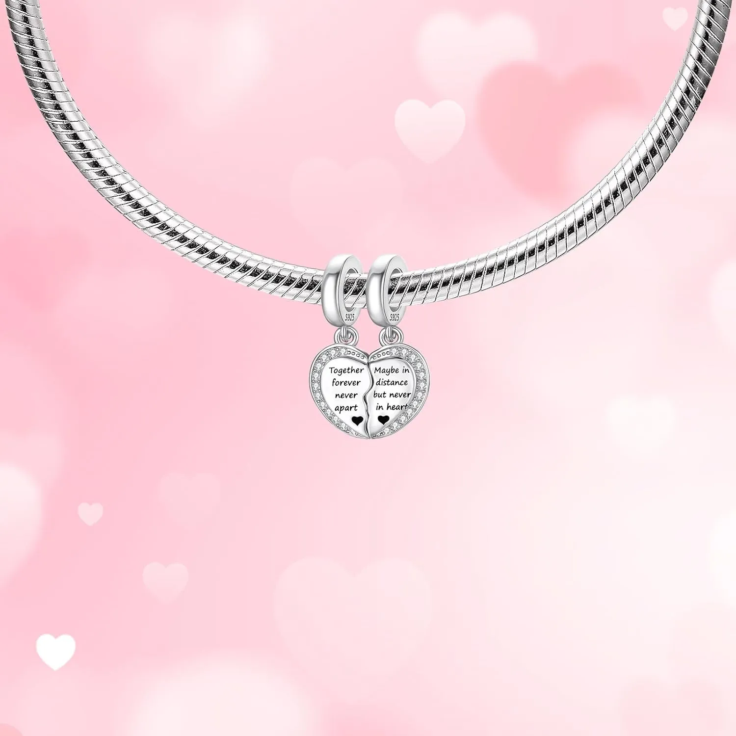925 Sterling Silver Charm Fits Bracelets and Necklaces Charms for Women Fashion Jewelry for Women, Lover, Mother and Friend