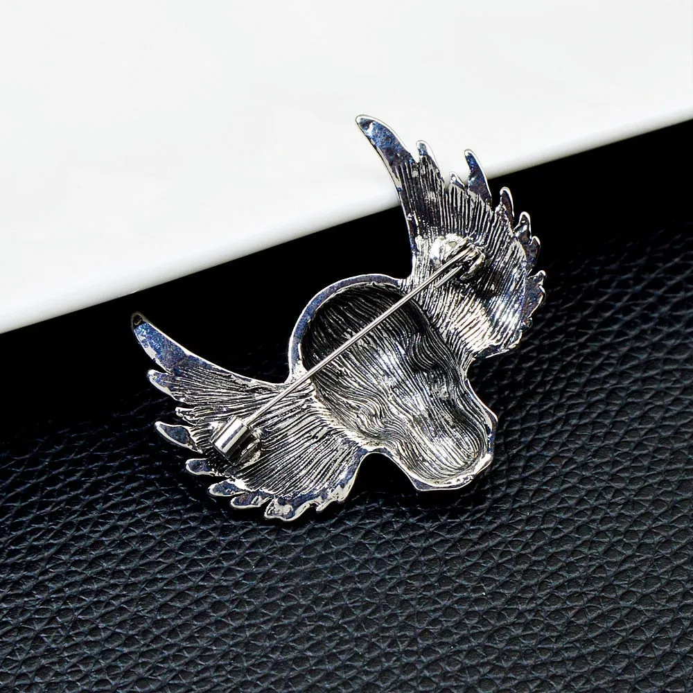 Alloy Skeleton Brooches For Men Halloween Ghost Pin Vintage Jewelry