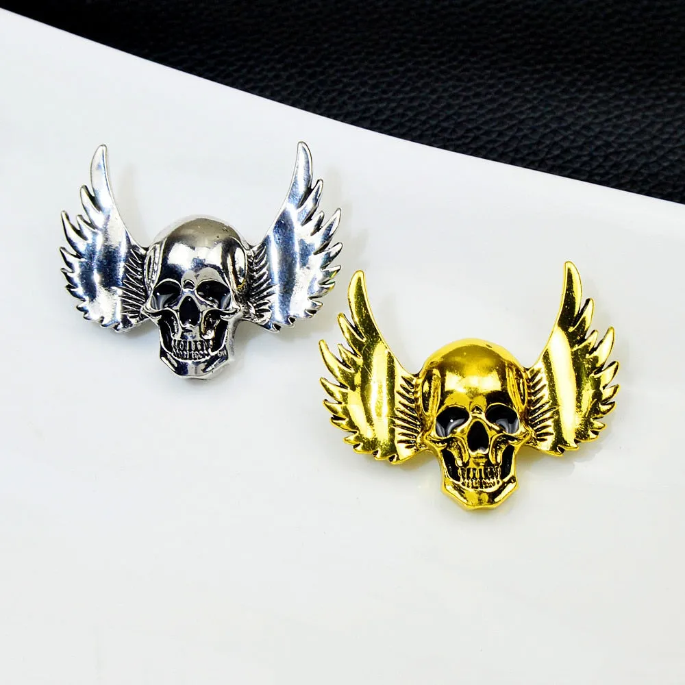Alloy Skeleton Brooches For Men Halloween Ghost Pin Vintage Jewelry