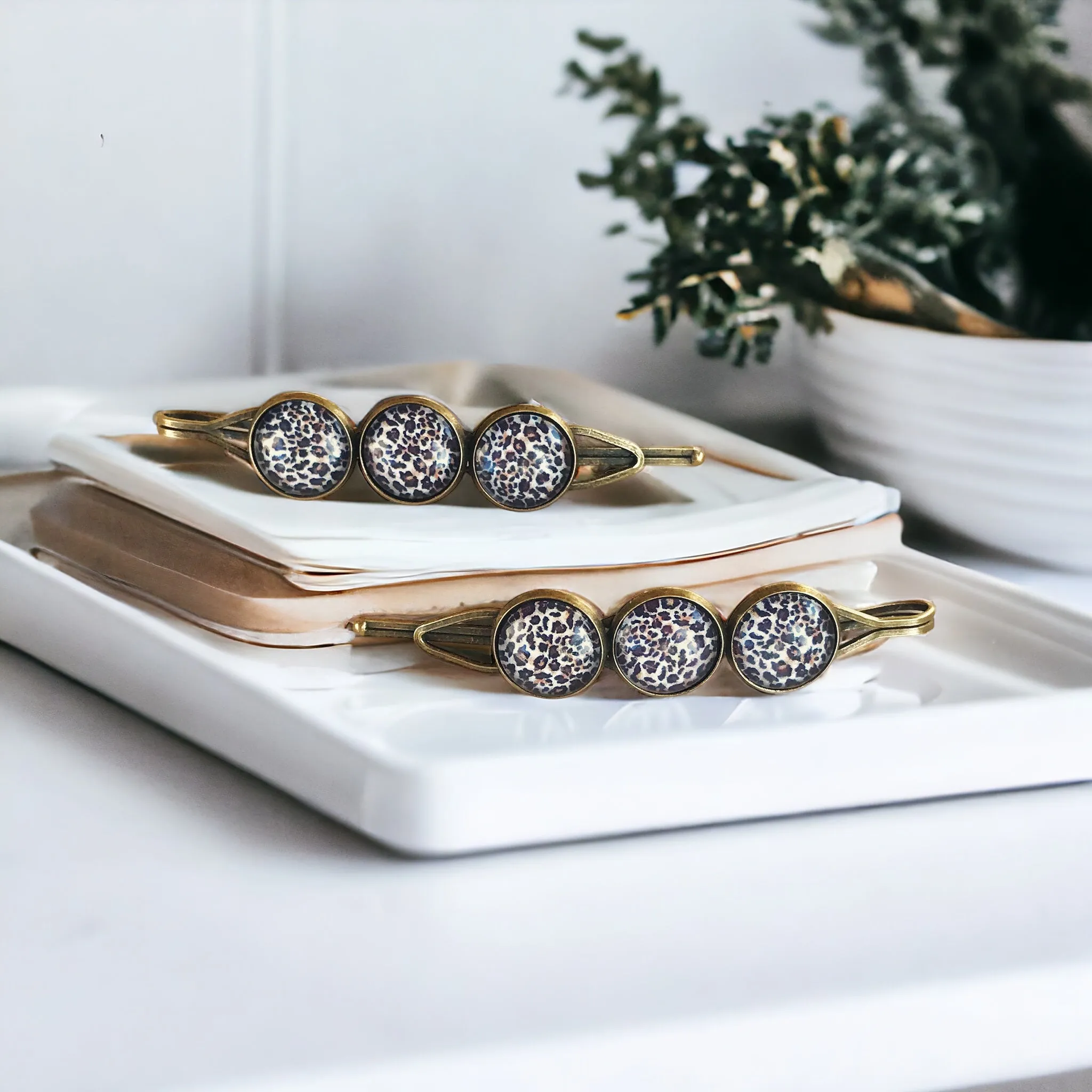 Animal Print Women’s Decorative Hair Pins - Trendy & Chic Hair Accessories