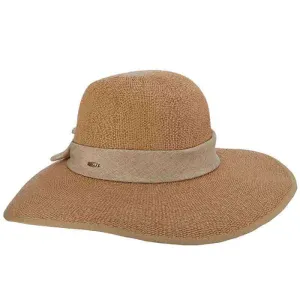 Bangkok Toyo Split Brim Summer Floppy Hat - Scala Hats