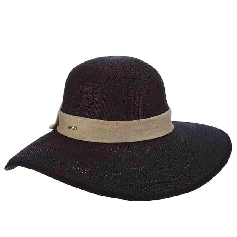 Bangkok Toyo Split Brim Summer Floppy Hat - Scala Hats