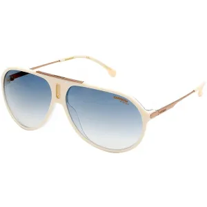 Carrera Unisex Sunglasses - Full Rim Ivory and Gold Plastic Frame | HOT65 0SZJ 1V