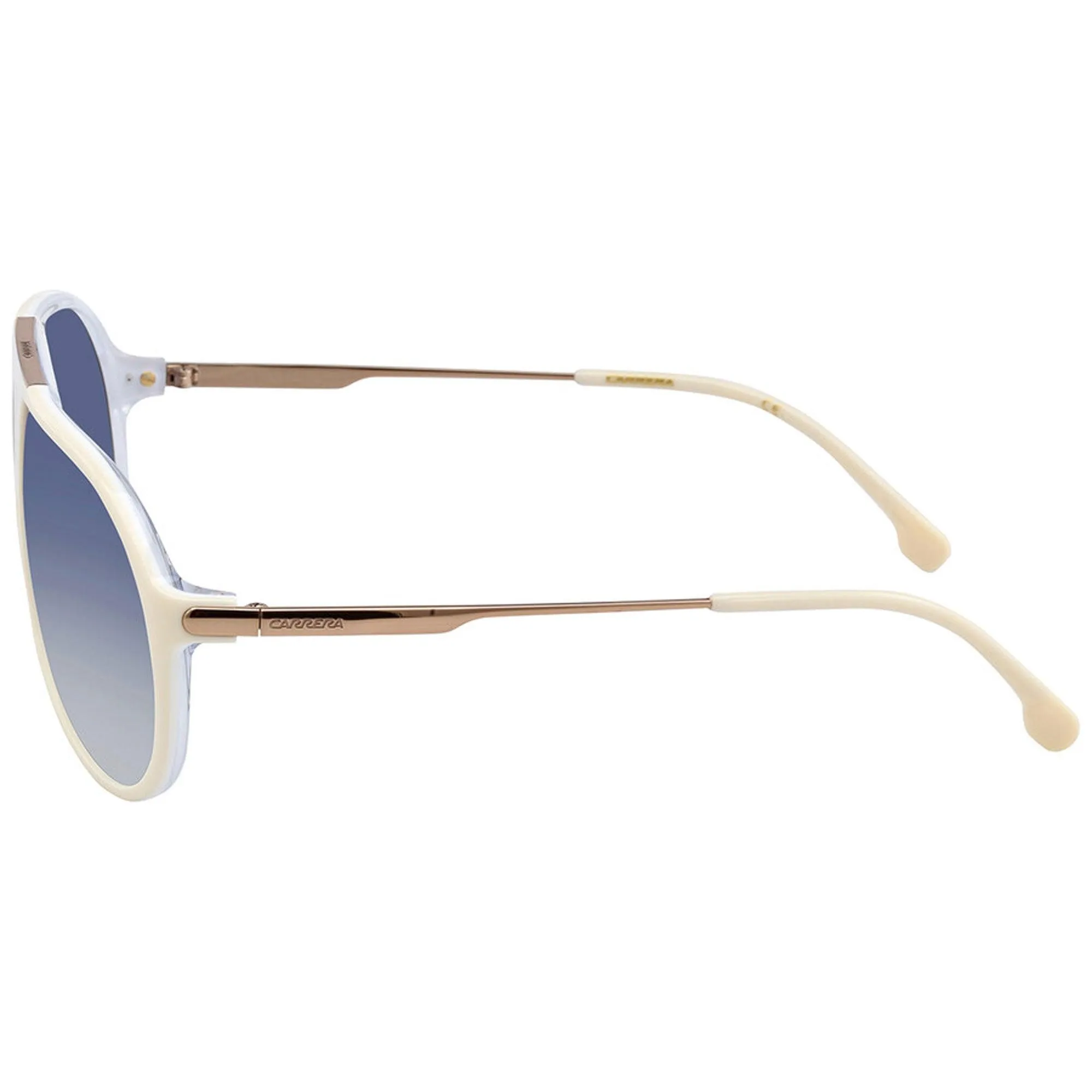 Carrera Unisex Sunglasses - Full Rim Ivory and Gold Plastic Frame | HOT65 0SZJ 1V