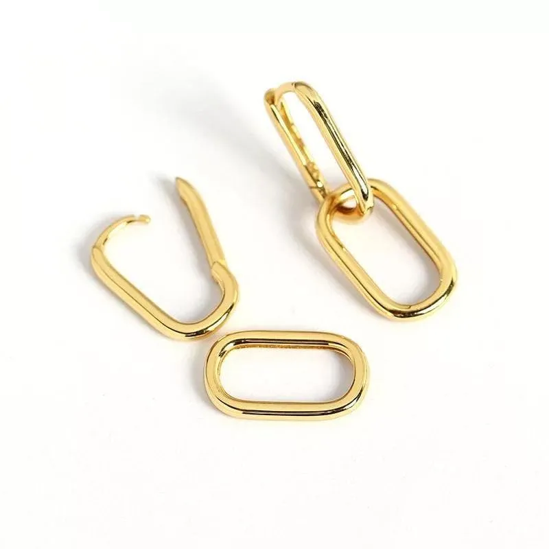 Chain  Minimalist Trendy Dangle Earrings