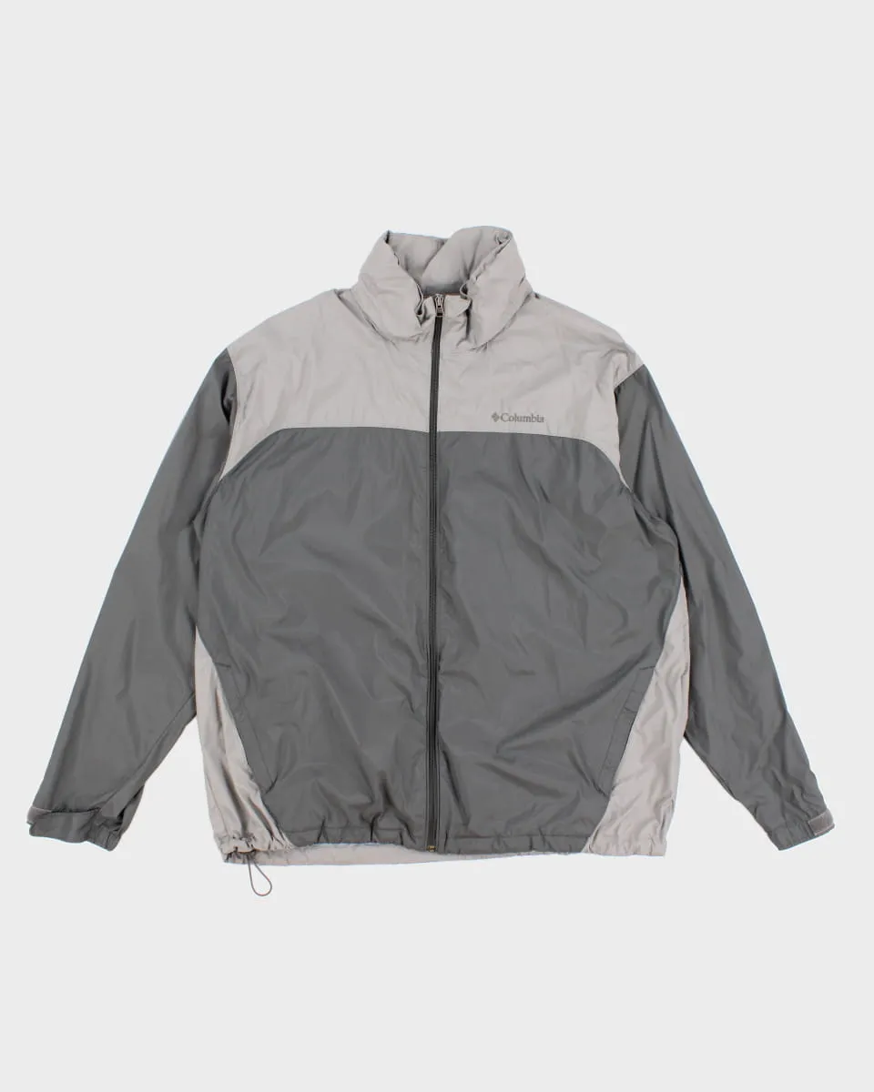 Columbia Grey Hiking Wind Breaker Jacket - XL