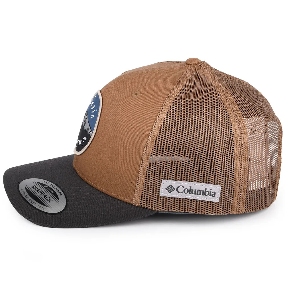 Columbia Hats Mount Hood Circle Mesh Trucker Cap - Brown