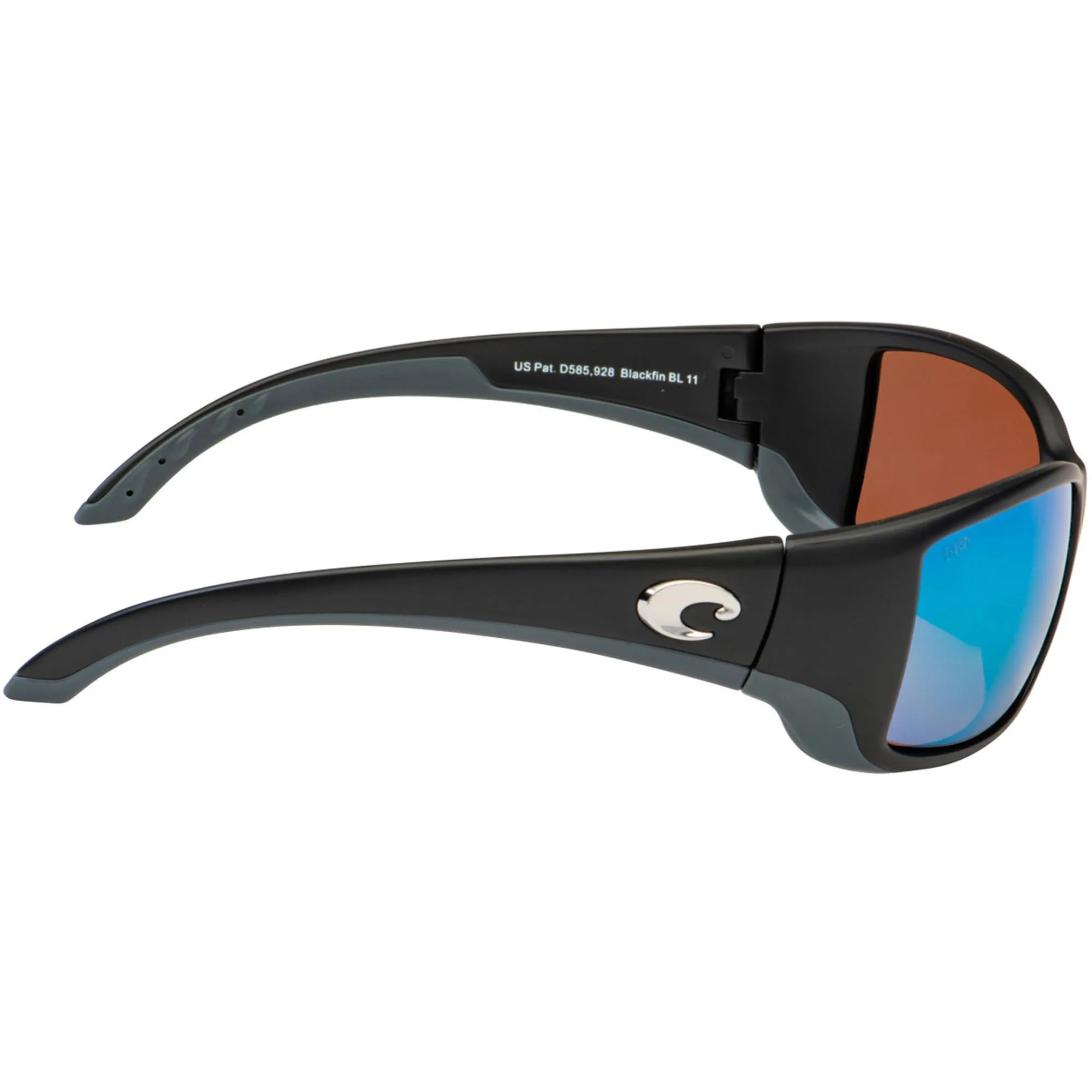Costa Del Mar Men's Sunglasses - Matte Black Bio Resin Frame | BLACKFIN BL 11 OGMGLP