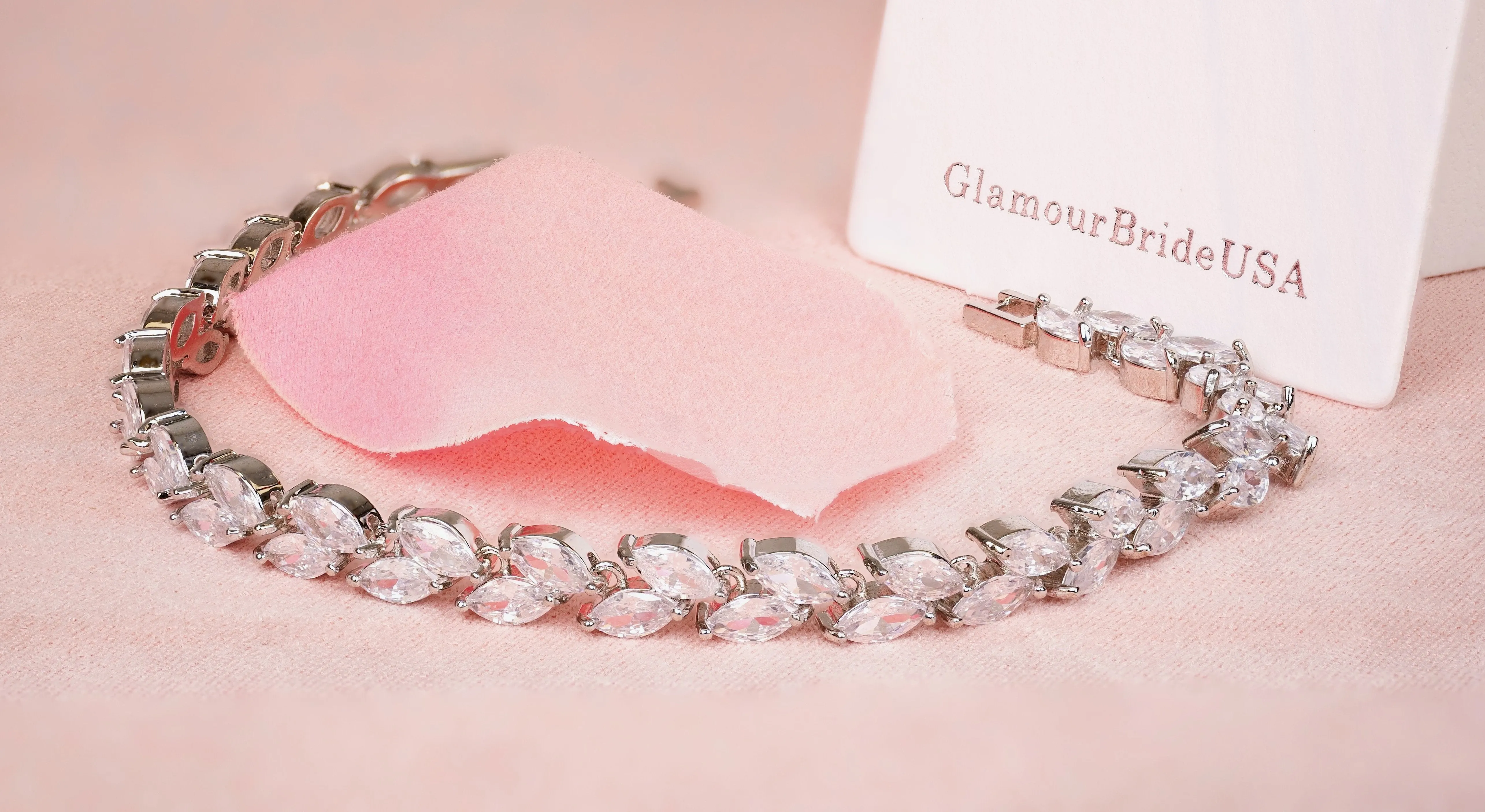 Crystal Tear Drop Earrings - Katie