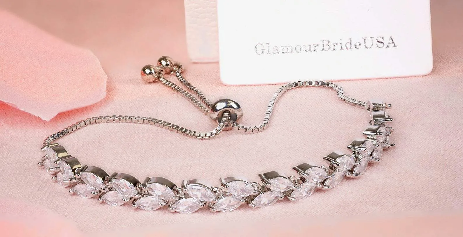 Crystal Tear Drop Earrings - Katie