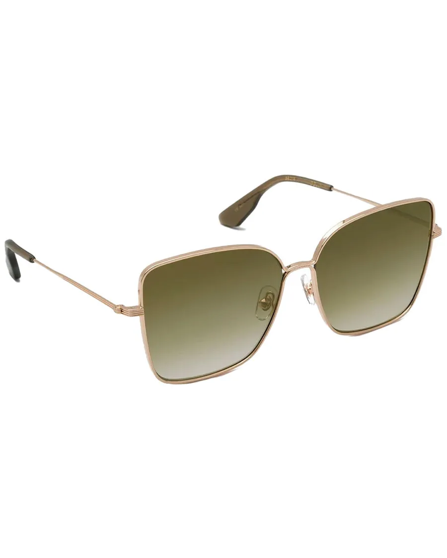 Dolly Sunglasses in Moss Mirrored