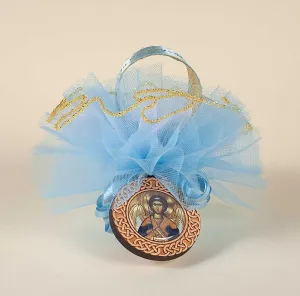 Favor with Laser Engraved Icon Button Medallion
