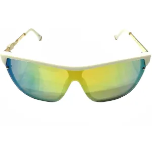 Fila Men's Sunglasses - Matt White Plastic Rectangular Frame | FILA SF9343 6VCA