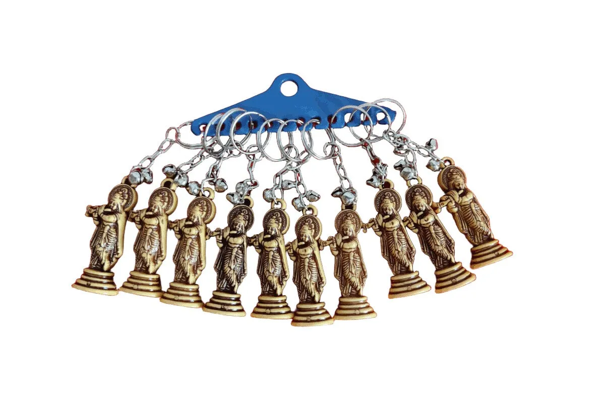 Ganesha Krishna Keychains Set