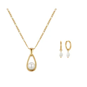 Gift set Joa and Aria Pearl - Gold