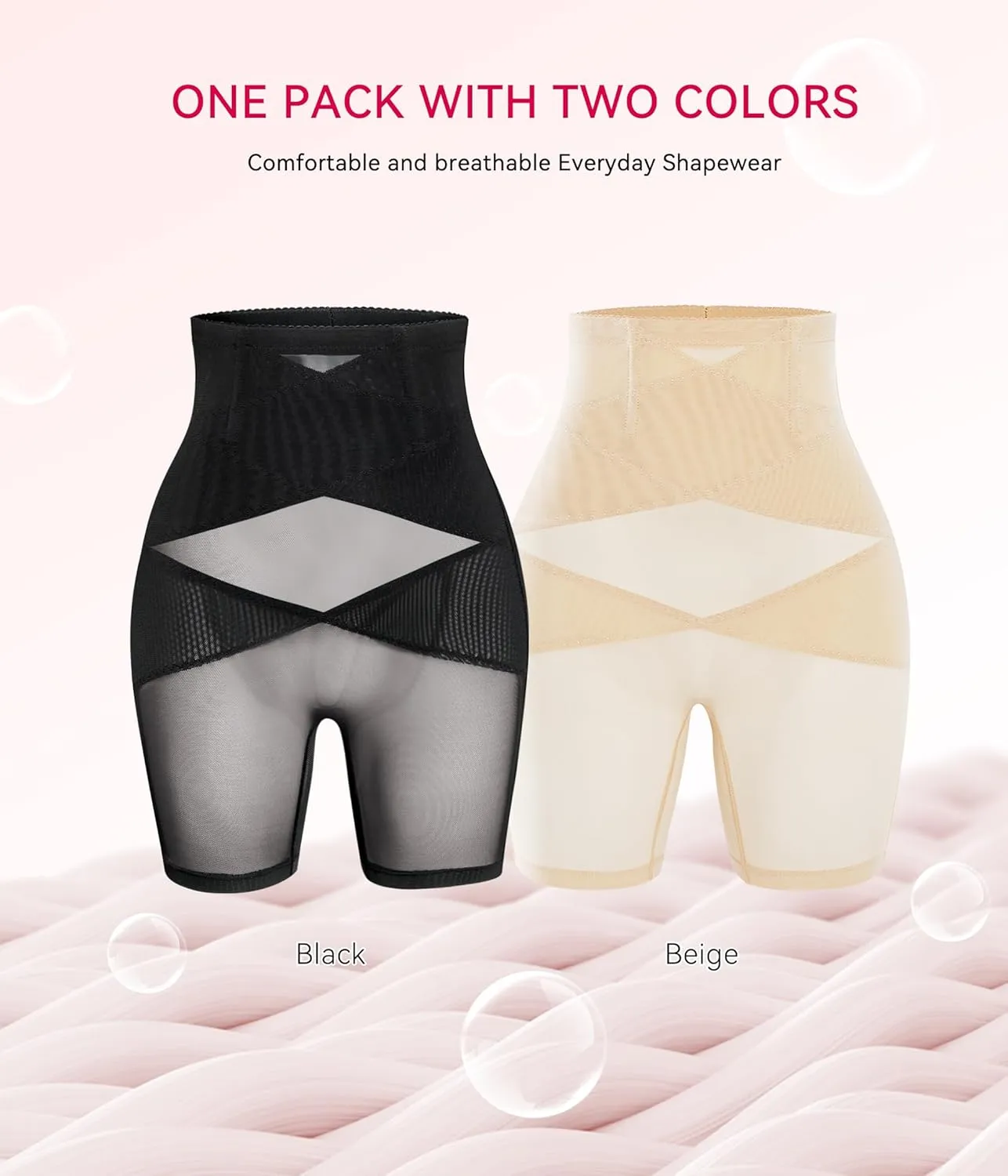 Gotoly Body Shaper for Women Tummy Control Shapewear Seamless Butt lifting Panties Waist Trainer Thigh Slimmer Underwear