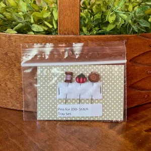 Jeannette Douglas Stitch Tray Set Pin Set