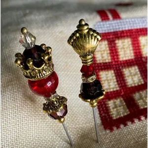 Jersey Girl Stitch Co | Whilst Iris Naps Mary's Drum Pin Set