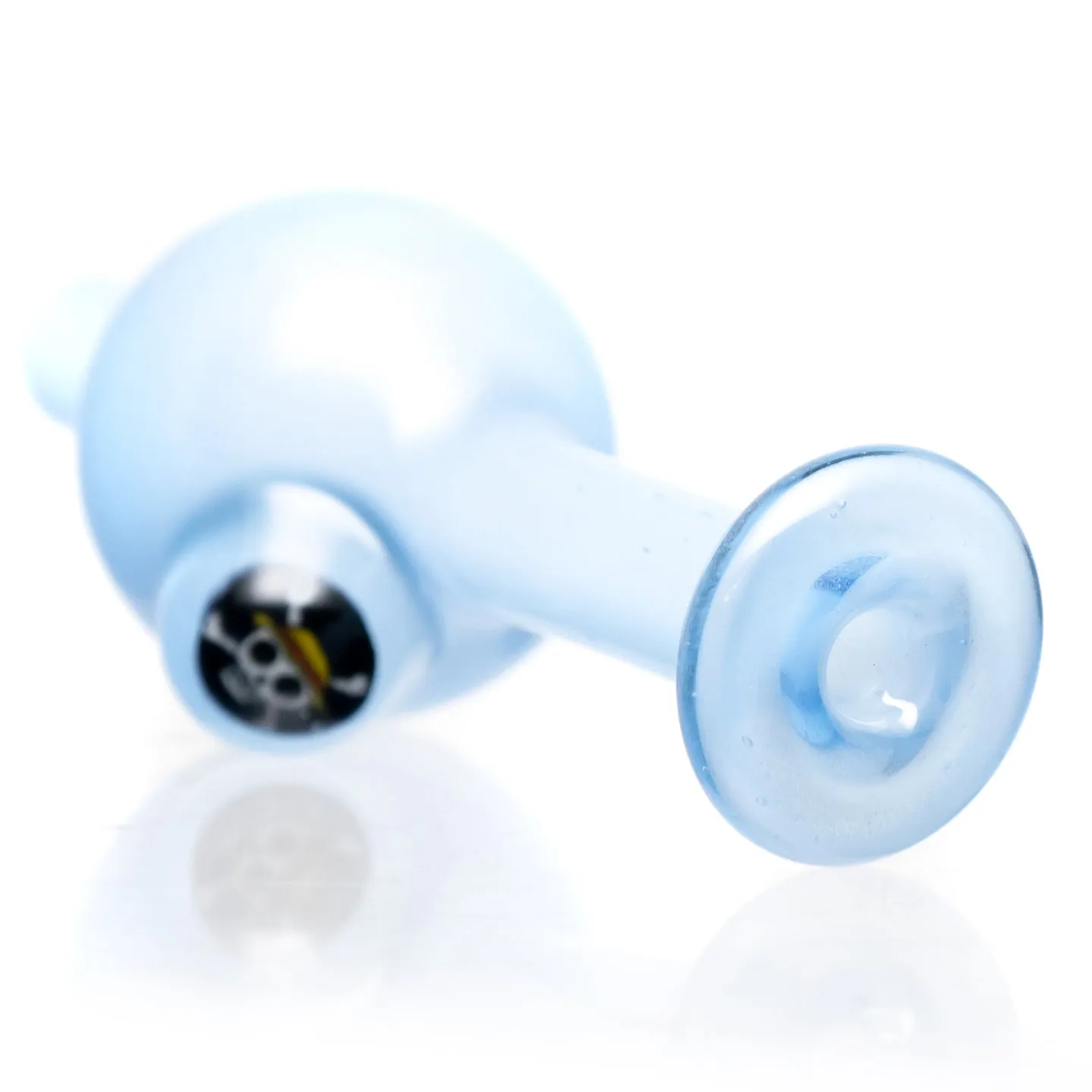 Keys Glass - Bubble Cap - One Piece - Blue Satin