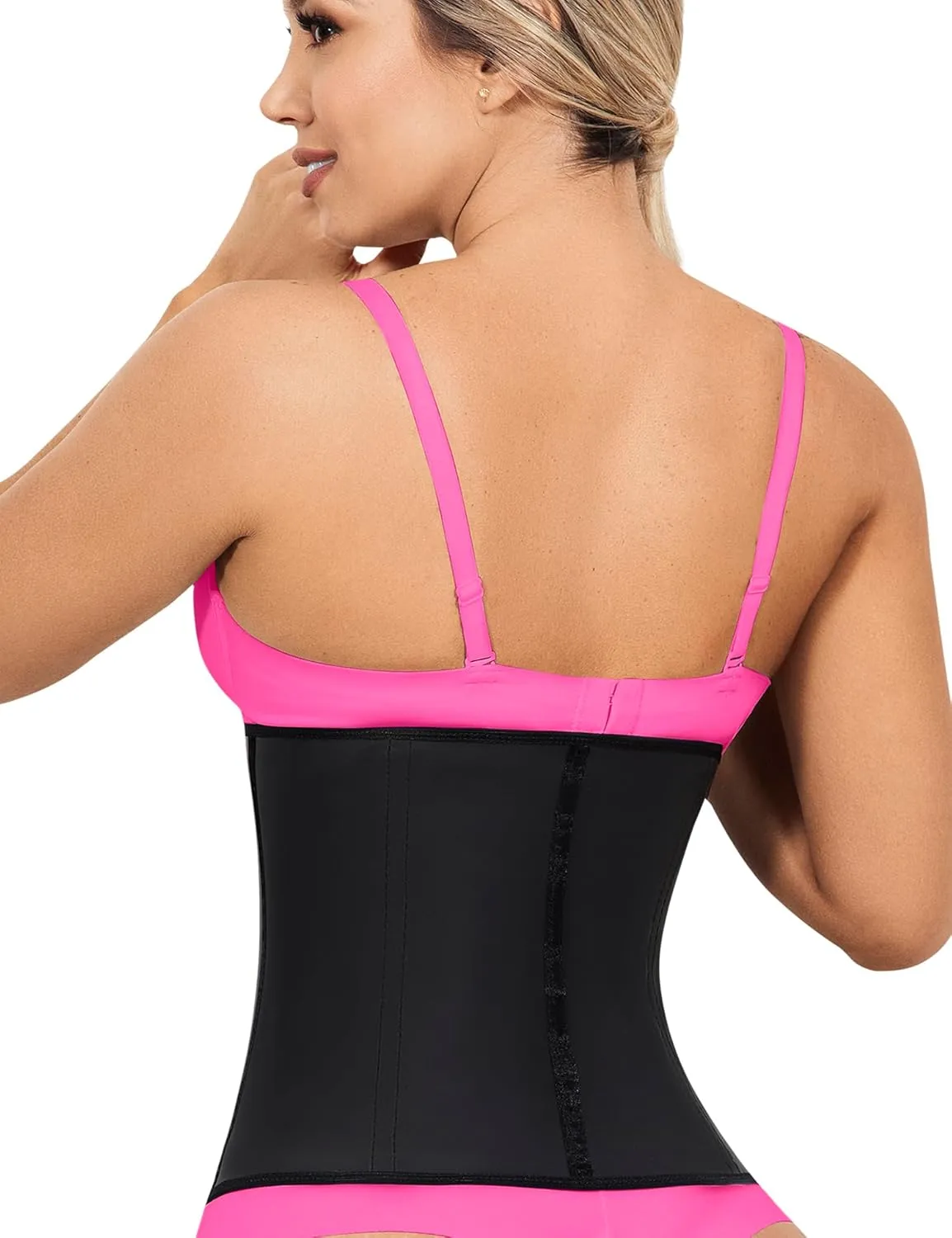 Lady Slim - Fajas Reductoras Colombianas Latex Waist Trainer for Women. Cinturilla Shapewear FREE Extender Waist Cincher