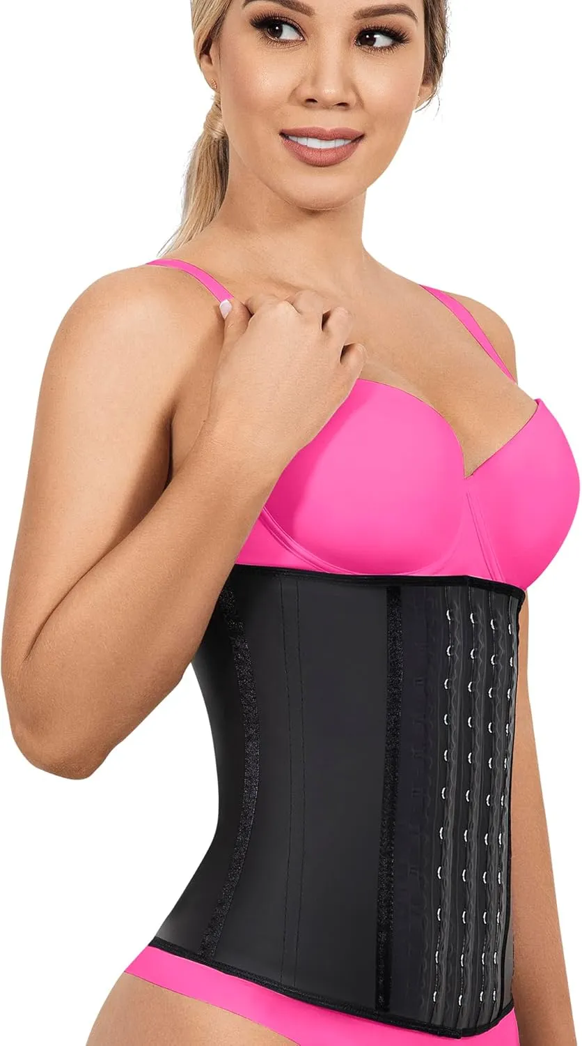 Lady Slim - Fajas Reductoras Colombianas Latex Waist Trainer for Women. Cinturilla Shapewear FREE Extender Waist Cincher