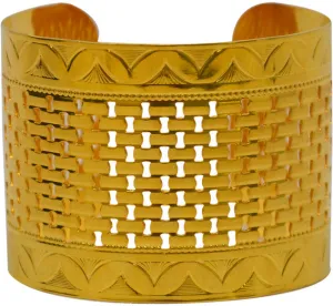 laruicci - odessa cuff in 18k gold plated (1 pc)