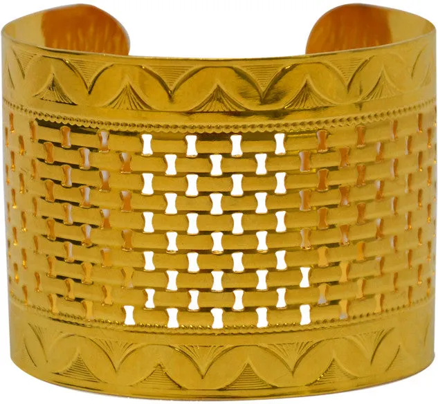 laruicci - odessa cuff in 18k gold plated (1 pc)