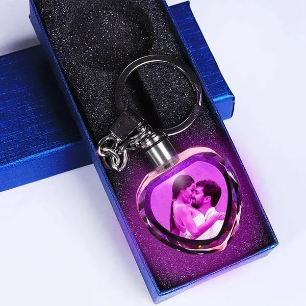 Light Up Keychain With Picture - Personalized Light Up Keychains