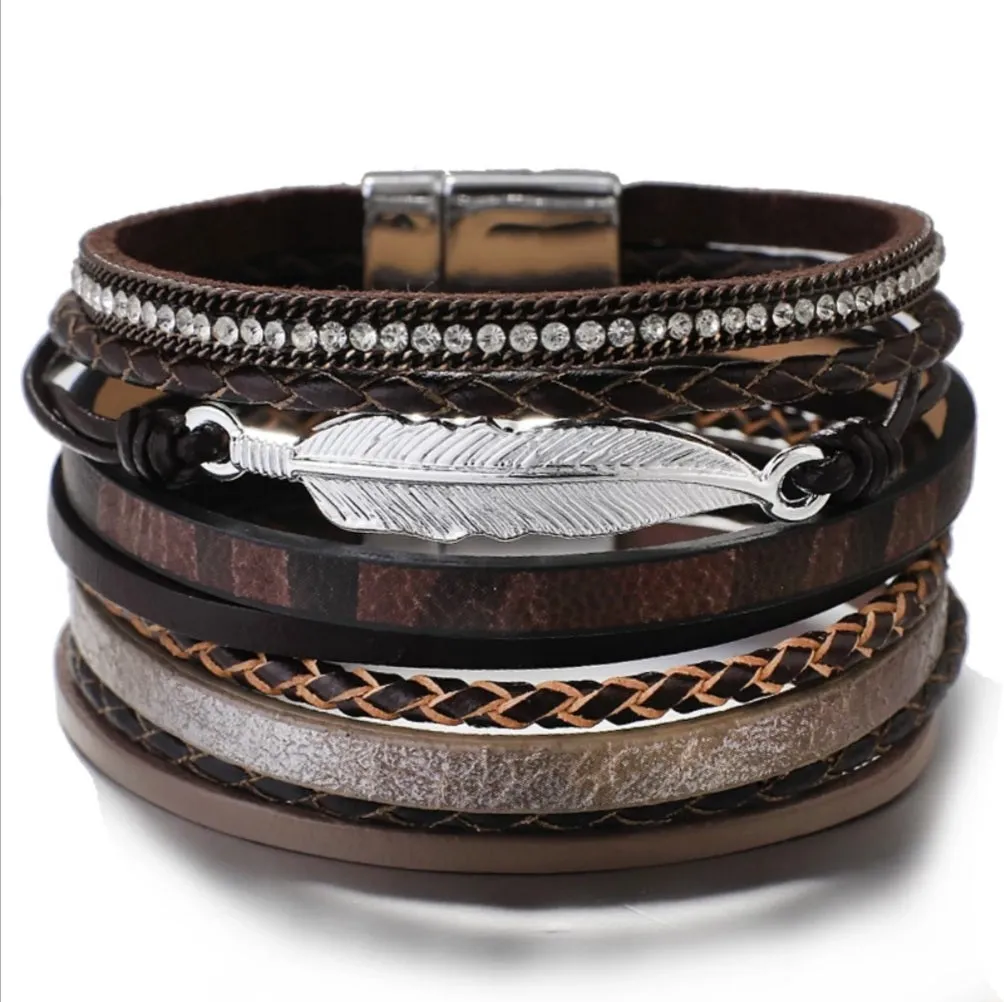 Marley Feather Cuff