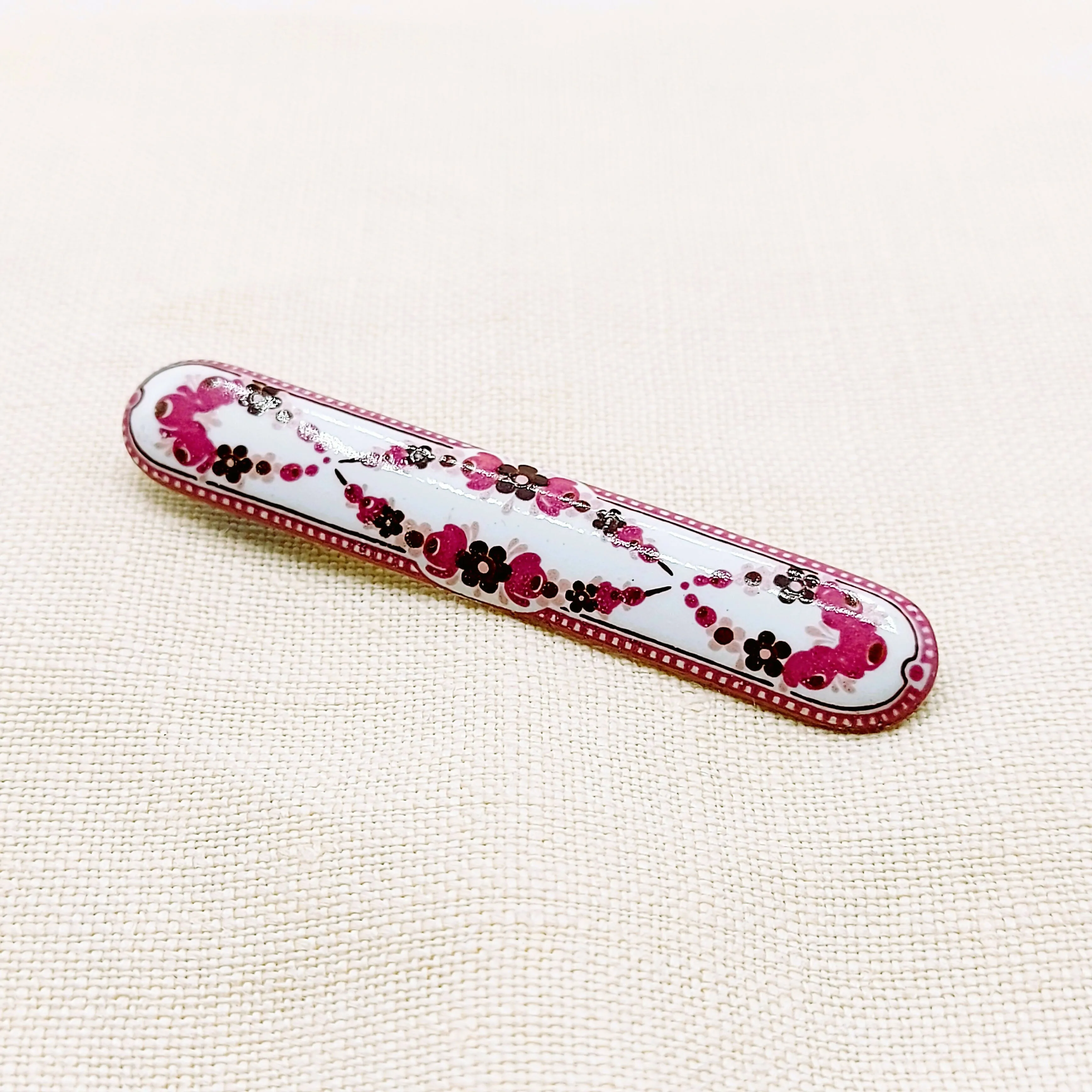 Michaela Frey Enamel Bar Brooch
