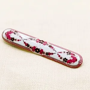 Michaela Frey Enamel Bar Brooch