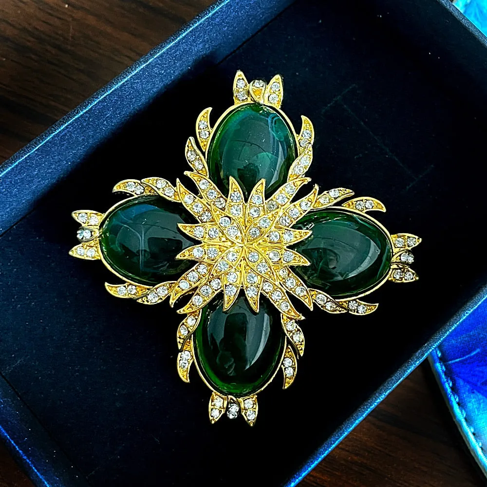New Arrival Vintage Cross Brooches For Women