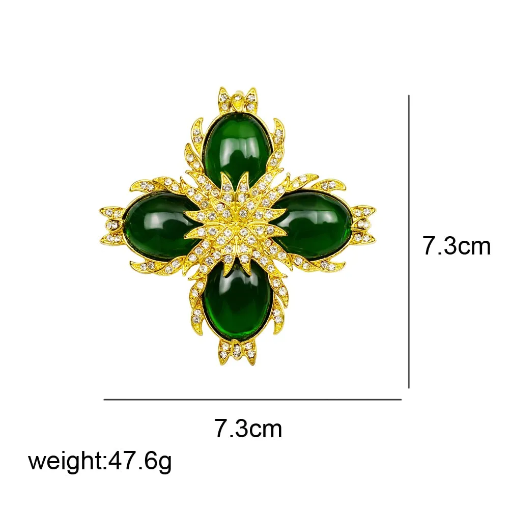 New Arrival Vintage Cross Brooches For Women