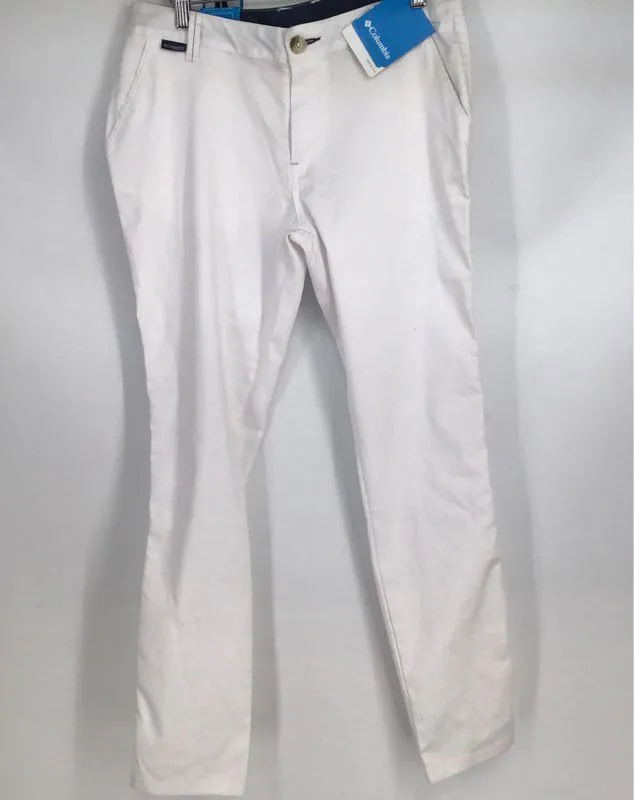 NWT Columbia Women's White Jambe Droite Straight Leg Hiking Pants - Size 8