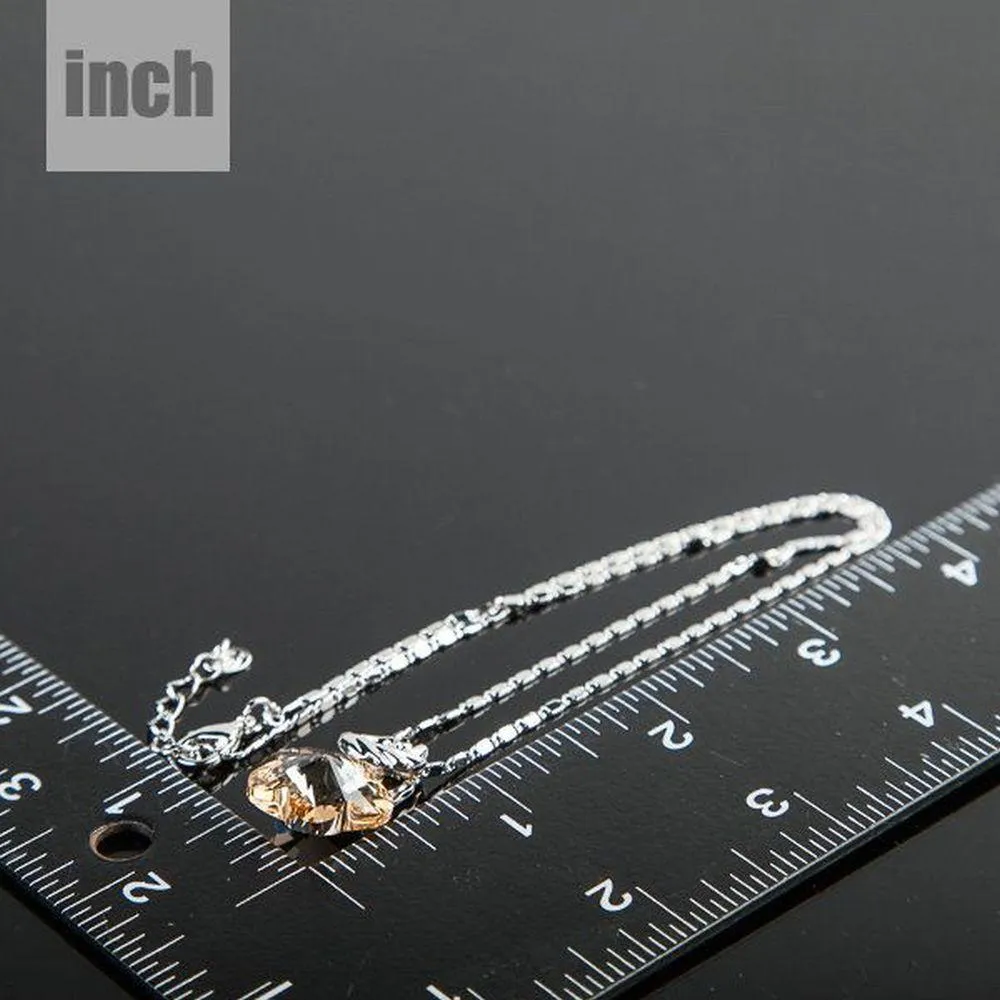 Pentagram Design Crystal Pendant Necklace KPN0074