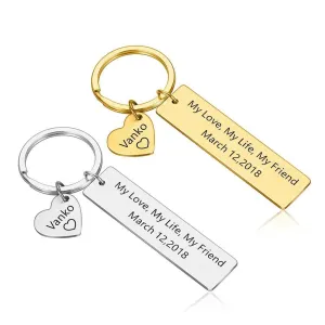 Personalized Drive Safe Keychain For Boyfriend