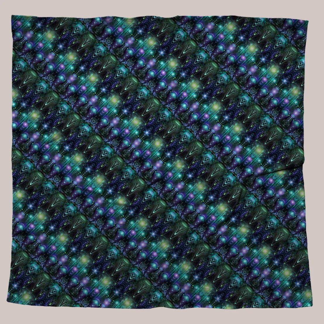Psychedelic Bandana (UV/RGB, Eco-Friendly, Unisex) | CERNUNNOS