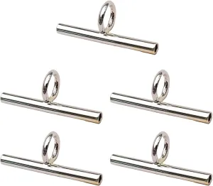 PURPLELILY Convertible Necklace and Brooch Adapter Pin to Pendant Converters Jewelry Accessories Alloy Material for Brooch Necklace, 20mm, Metal, Silver