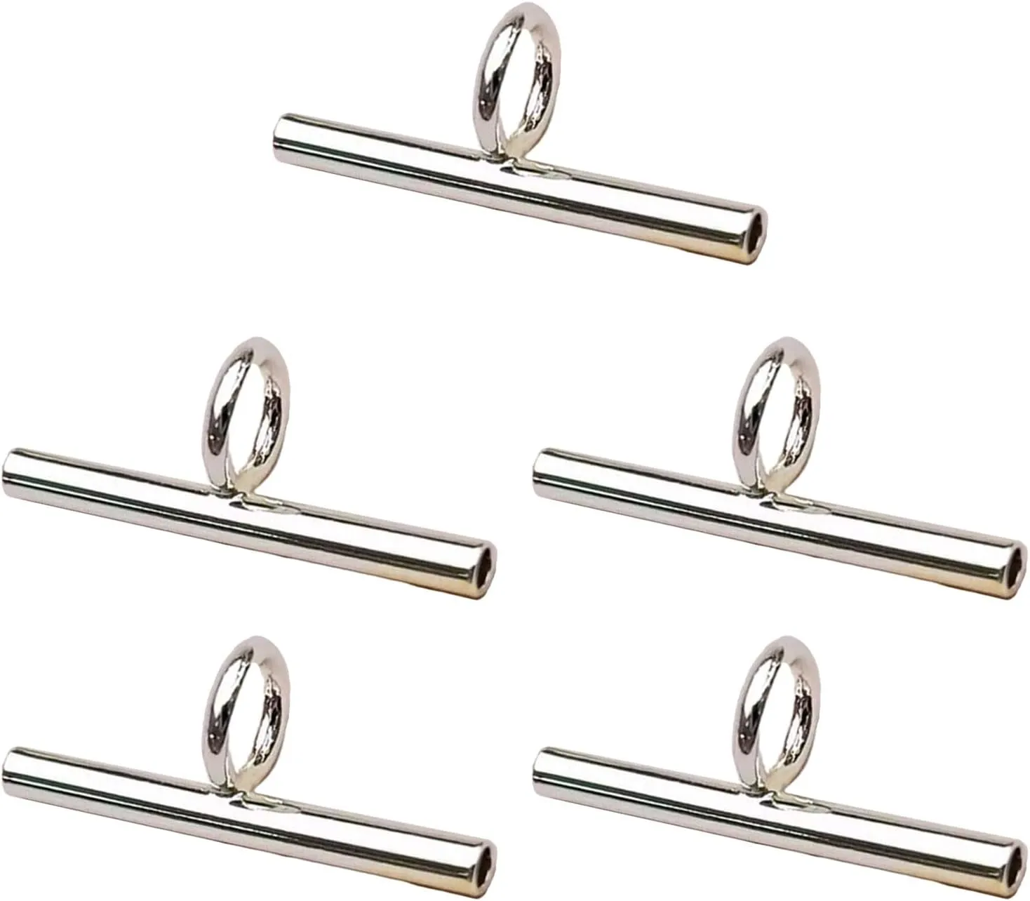 PURPLELILY Convertible Necklace and Brooch Adapter Pin to Pendant Converters Jewelry Accessories Alloy Material for Brooch Necklace, 20mm, Metal, Silver