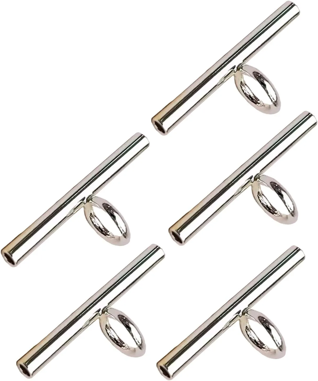 PURPLELILY Convertible Necklace and Brooch Adapter Pin to Pendant Converters Jewelry Accessories Alloy Material for Brooch Necklace, 20mm, Metal, Silver