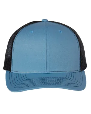 Richardson 112 Trucker Hat - Columbia Blue / Black