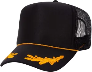 The Hat Pros High Crown 5 Panel Mesh Back Foam Front Trucker Cap with Snapback Closure | Bulk Packs Available