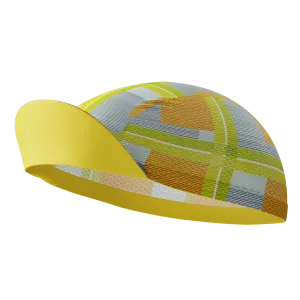 Unisex Criss-Crossed Tartan Quick Dry Cycling Cap