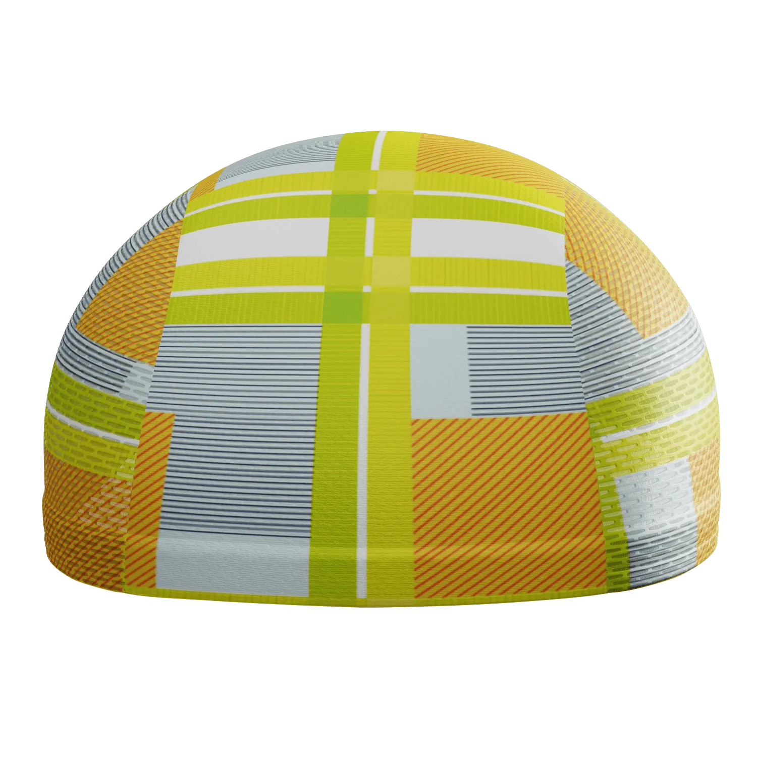 Unisex Criss-Crossed Tartan Quick Dry Cycling Cap