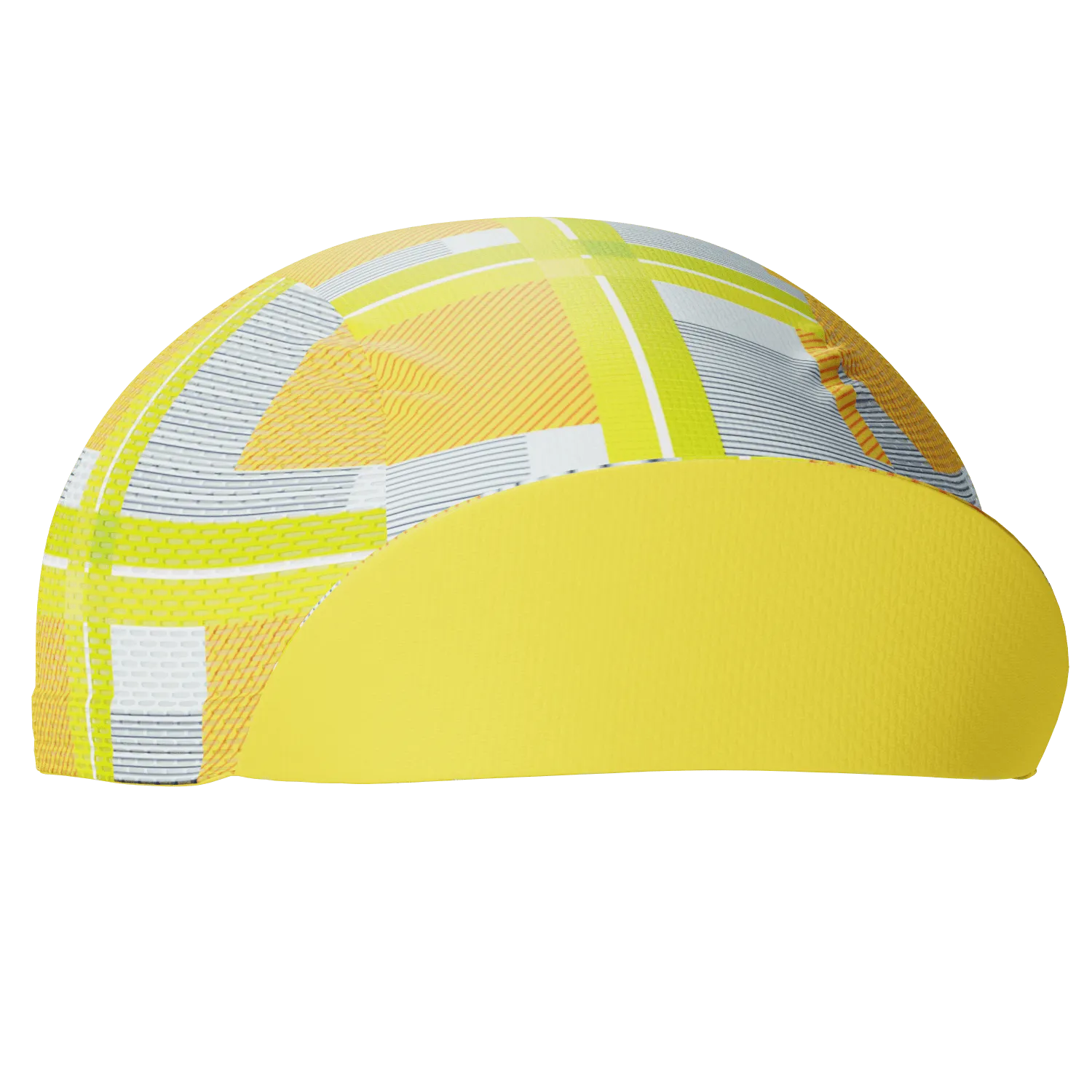 Unisex Criss-Crossed Tartan Quick Dry Cycling Cap