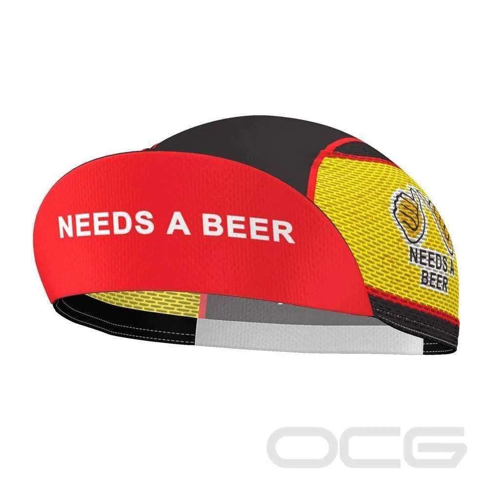Unisex This Guy Needs a Beer Quick Dry Cycling Cap