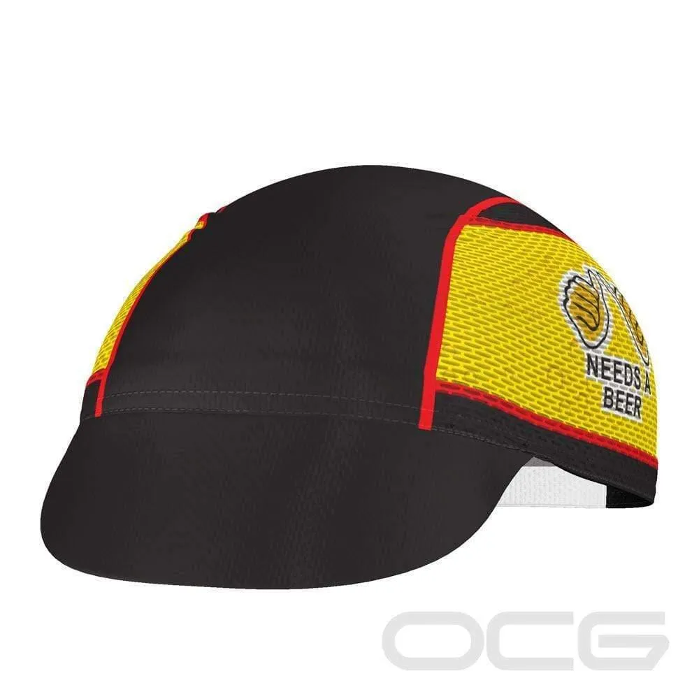 Unisex This Guy Needs a Beer Quick Dry Cycling Cap