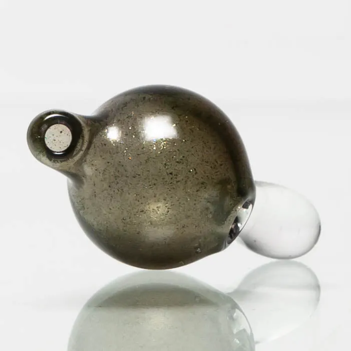 Unity Glassworks - Puffco Peak/ Carta Bubble Cap - Metal Fleck & Clear