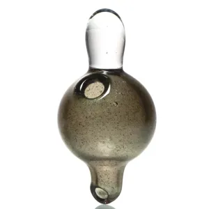 Unity Glassworks - Puffco Peak/ Carta Bubble Cap - Metal Fleck & Clear